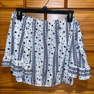 Off the shoulder blouse